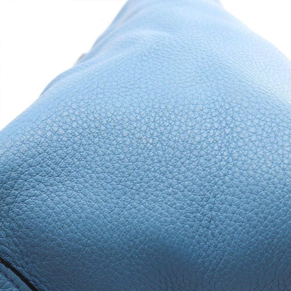 Prada VITELLO PHENIX Tote Bag Leather Blue - Picture 6 of 9